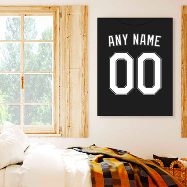 Chicago Jersey Custom Canvas Print Wall Art for Boy Girl Men Women Baseball Personalized Canvas Art